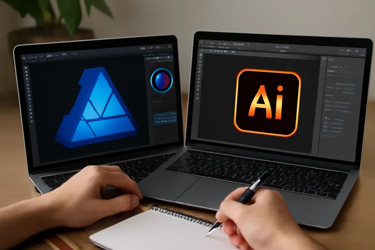 Comparativa detallada entre Affinity Designer y Adobe Illustrator: análisis y opinión completa