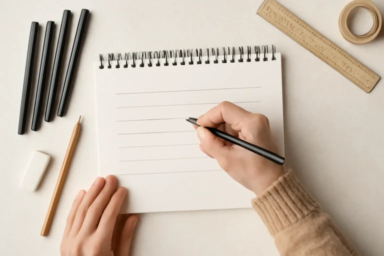 Guía básica de hand lettering: tutorial paso a paso para principiantes