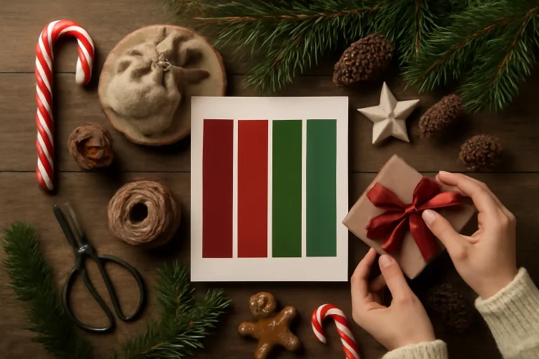 holiday color palette seasonal