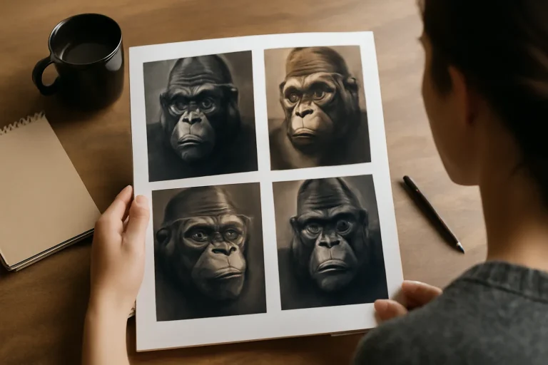 most liked designs in gorillas with glasses contest