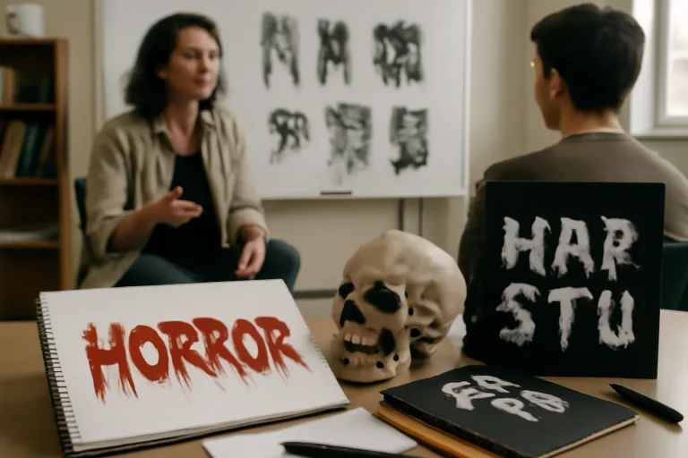 typography lessons from the horror genre