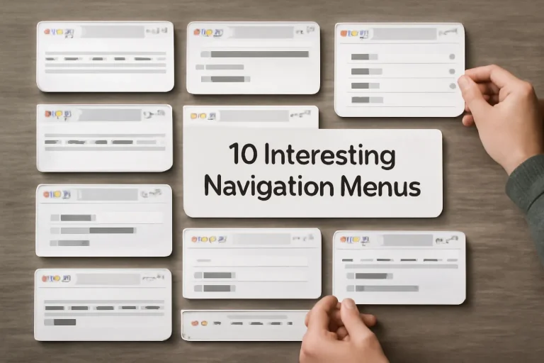 10 men&uacute;s de navegaci&oacute;n interesantes para mejorar la experiencia de usuario