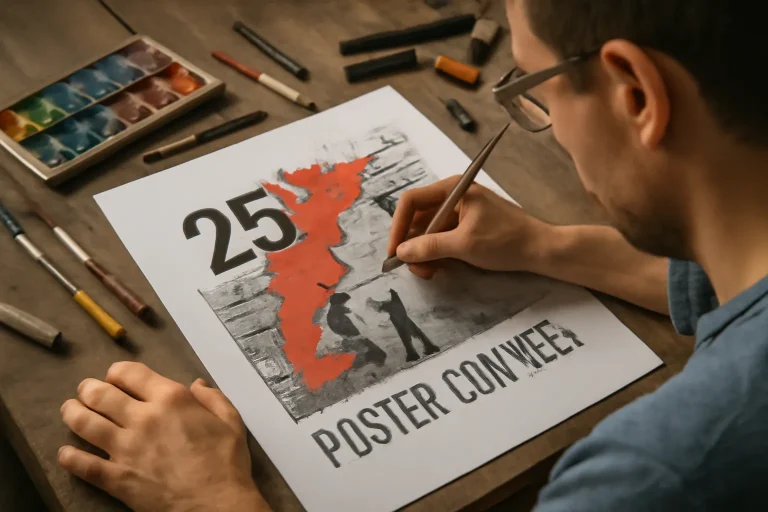 25th anniversary fall of the berlin wall poster contest