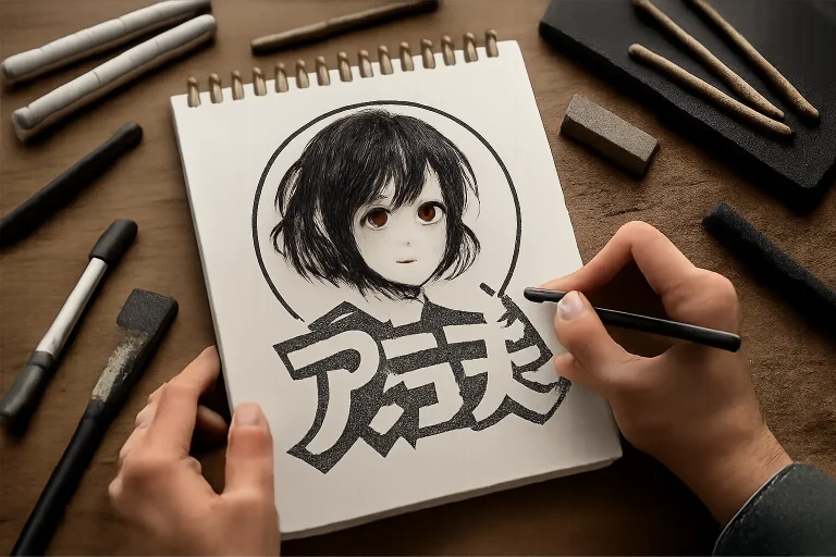 Dise&ntilde;o de logotipos de anime: gu&iacute;a completa para crear tu marca visual