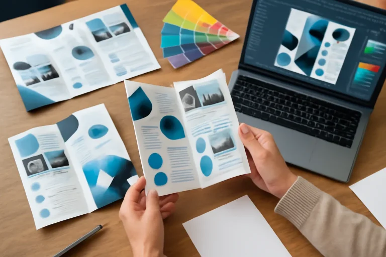 Dise&ntilde;o de folletos: gu&iacute;a esencial para crear brochures efectivos