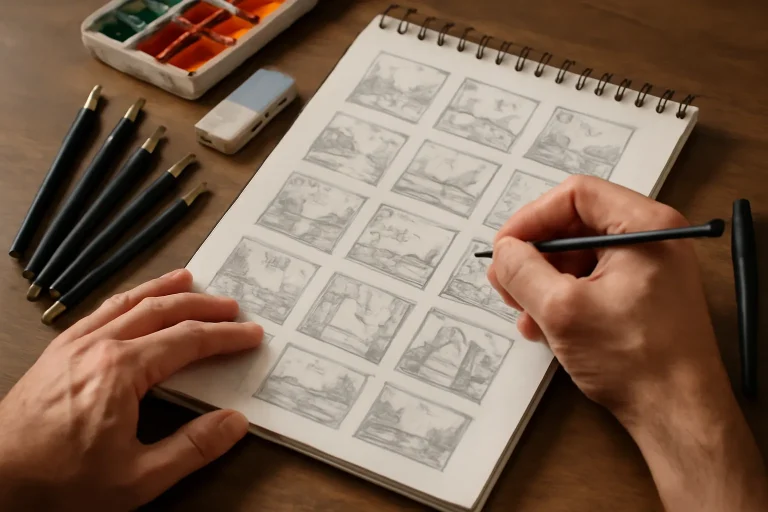 C&oacute;mo superar el bloqueo creativo utilizando bocetos en miniatura