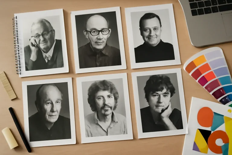 Dise&ntilde;adores gr&aacute;ficos famosos que deber&iacute;as conocer y mencionar con confianza