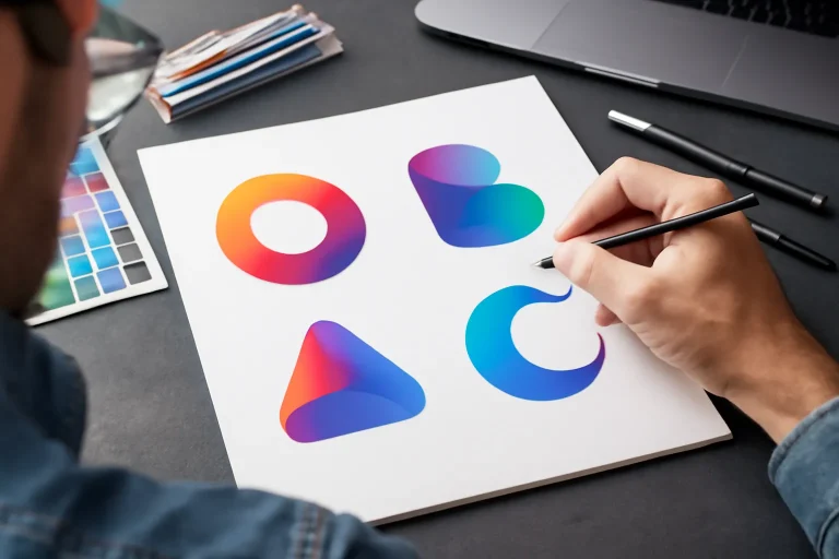 Logos con degradado: c&oacute;mo crear dise&ntilde;os modernos y atractivos