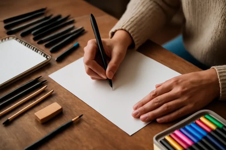 Hand lettering 101: gu&iacute;a b&aacute;sica para empezar con el arte de las letras a mano