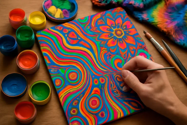 Dise&ntilde;o psicod&eacute;lico: gu&iacute;a esencial para crear arte visual impactante