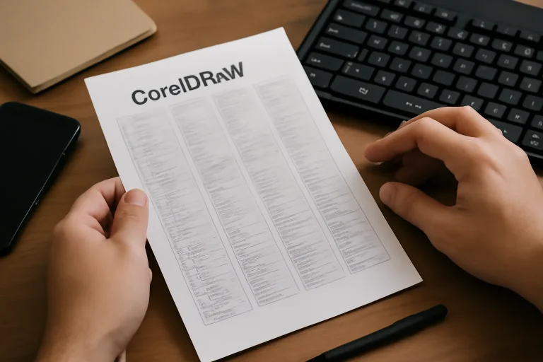 Guía rápida de atajos esenciales para CorelDRAW: hoja de trucos imprescindible