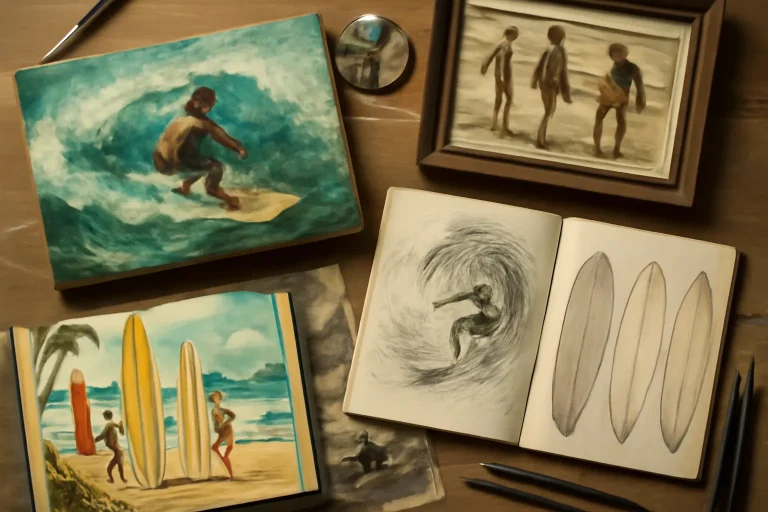 Historia del arte del surf: dise&ntilde;o y cultura en el mundo del surfing