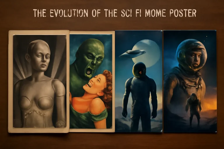 La evoluci&oacute;n del cartel de pel&iacute;cula de ciencia ficci&oacute;n: dise&ntilde;o y tendencias clave