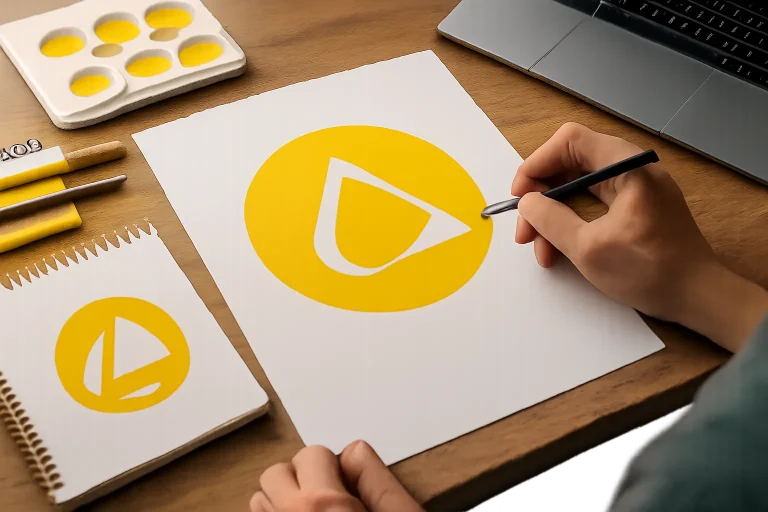 Dise&ntilde;o de logotipos amarillos: claves para un impacto visual efectivo
