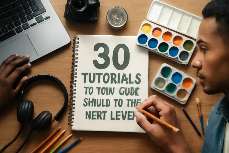 30 tutorials to take your skills to the next level
