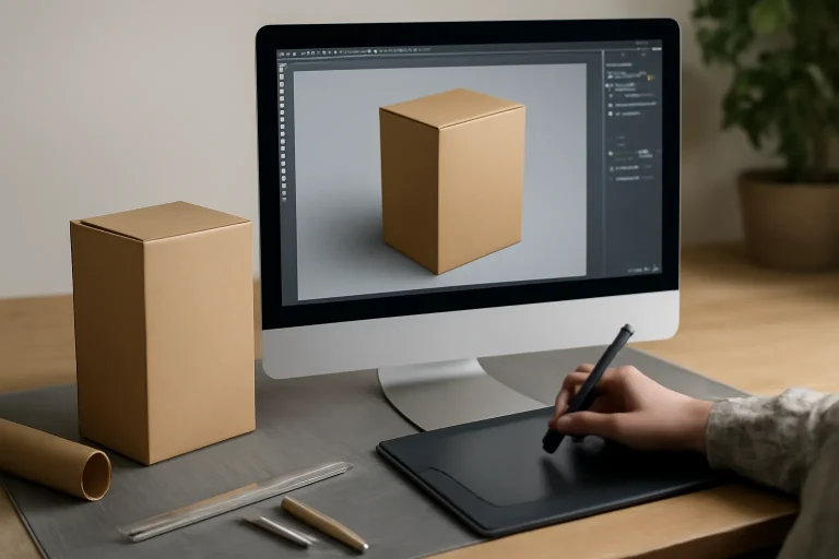 Mockup de packaging 3D en Photoshop: gu&iacute;a pr&aacute;ctica para dise&ntilde;adores