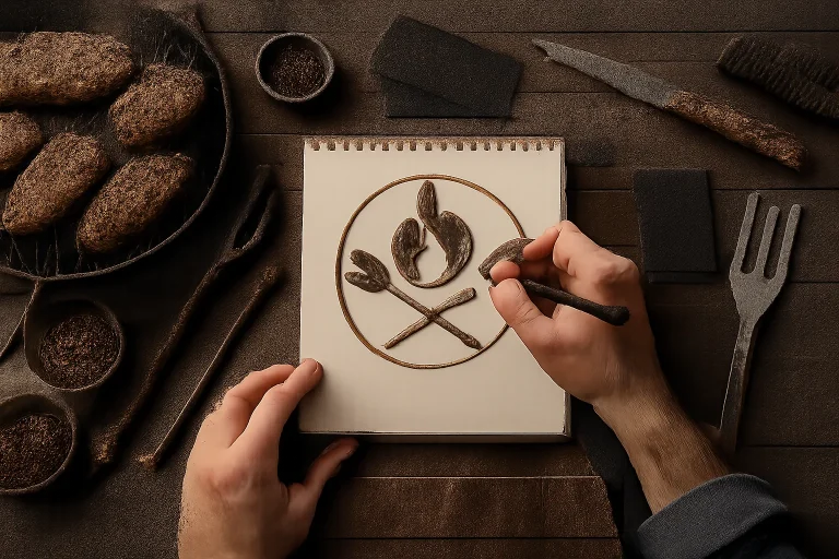 barbecue branding logo design