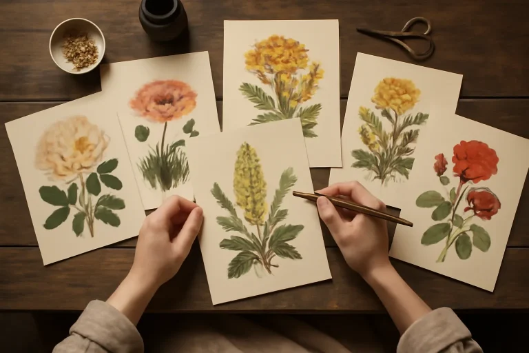 Ilustraciones vintage de flores gratis para descargar y usar