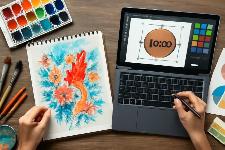 graphic illustration vs graphic design