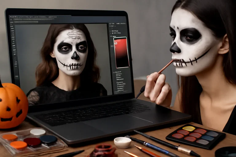 halloween makeup photoshop