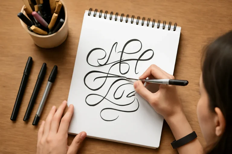 Tutorial de frases en hand lettering: gu&iacute;a paso a paso para principiantes