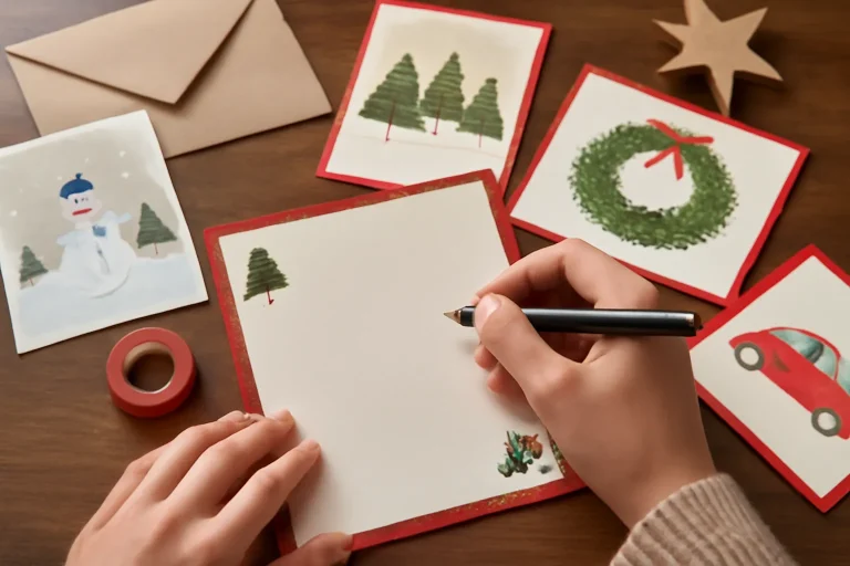 C&oacute;mo escribir tarjetas navide&ntilde;as para enviar a casa de forma personalizada y efectiva