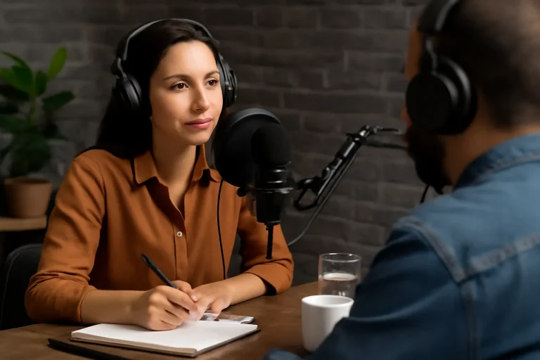 C&oacute;mo ser invitado en un podcast: gu&iacute;a pr&aacute;ctica para destacar como hu&eacute;sped