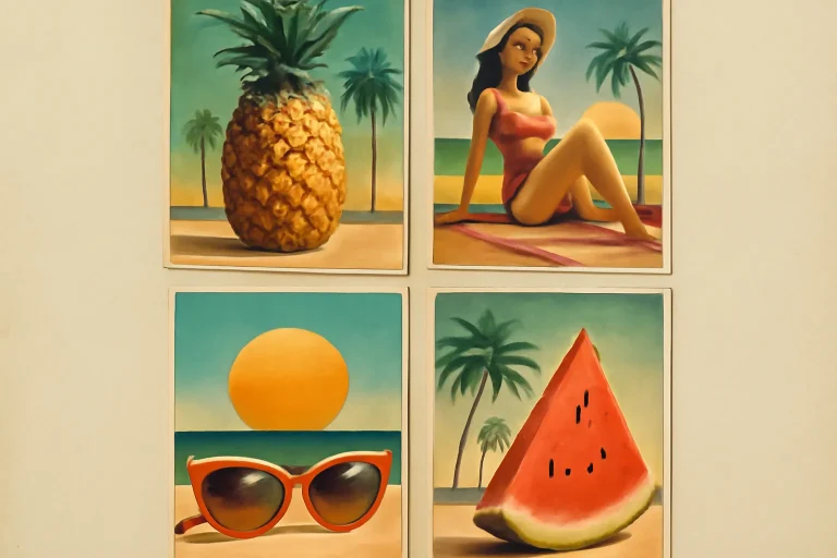 Posters ic&oacute;nicos de verano: las mejores im&aacute;genes para decorar y recordar la temporada