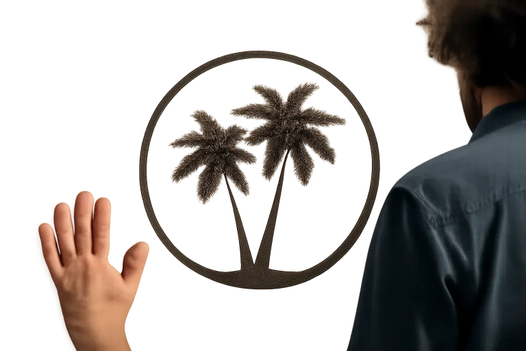 Logo con dos palmeras: dise&ntilde;o y significado para tu marca