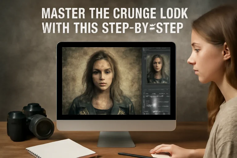 master the grunge look with this step by step photoshop tutorial