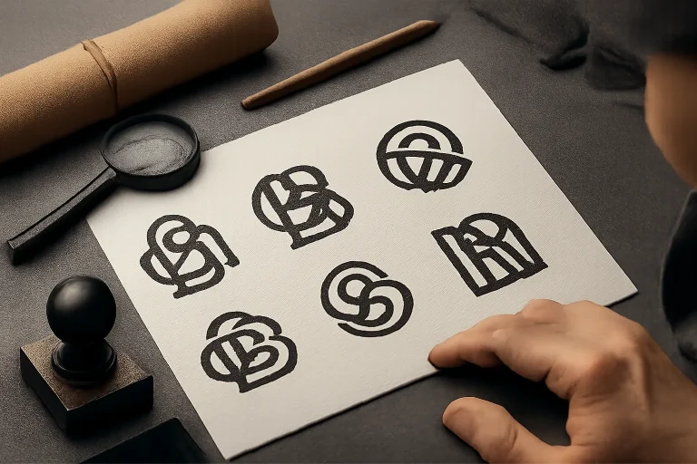 Logos de monograma: gu&iacute;a completa para crear dise&ntilde;os &uacute;nicos y memorables