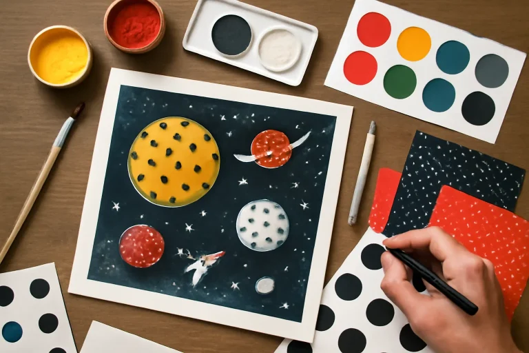 Arte de lunares: la conexi&oacute;n entre el cosmos y el dise&ntilde;o gr&aacute;fico