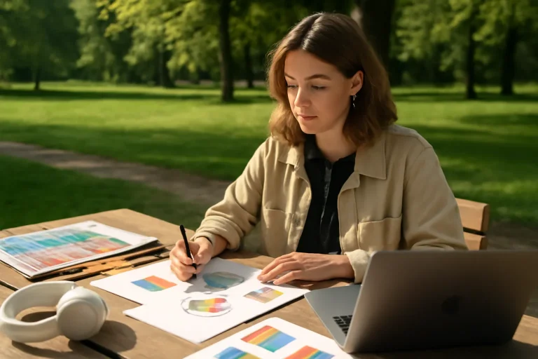 C&oacute;mo llevar tu trabajo de dise&ntilde;o al aire libre para mejorar la creatividad