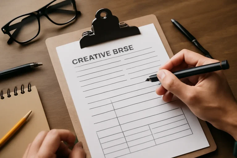 Plantilla para escribir un brief creativo efectivo y fácil de usar